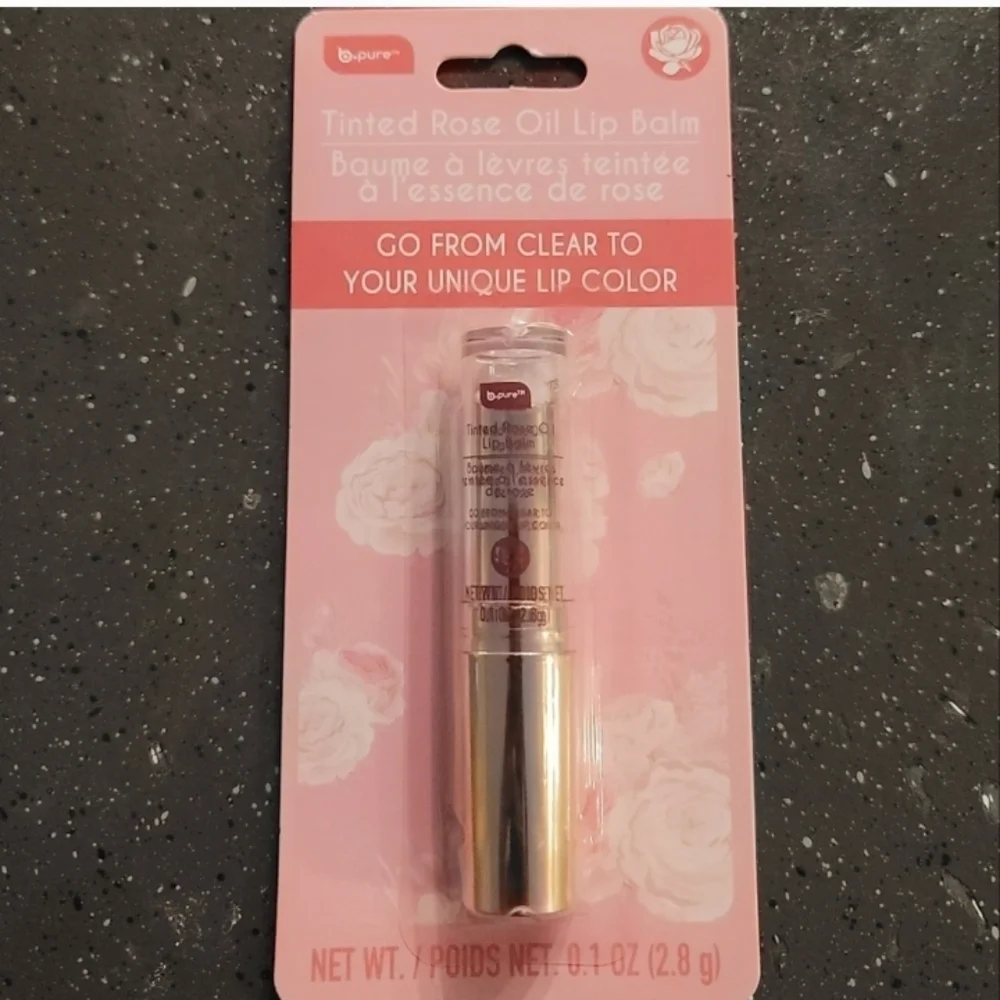 Bpure Tinted Rose Oil Lip Balm Tik Tok Famous NWT